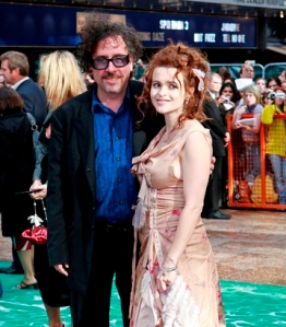 Tim Burton y su pareja, Helena Bonham Carter