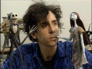 Tim Burton y los muñecos de Pesadilla antes de Navidad